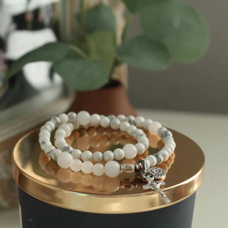 Glory | Stretch & Wrap Rosary Bracelet - Small