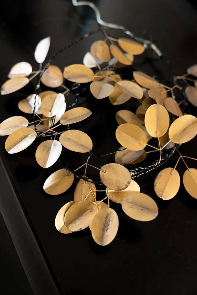 Gold Eucalyptus Fairy Lights