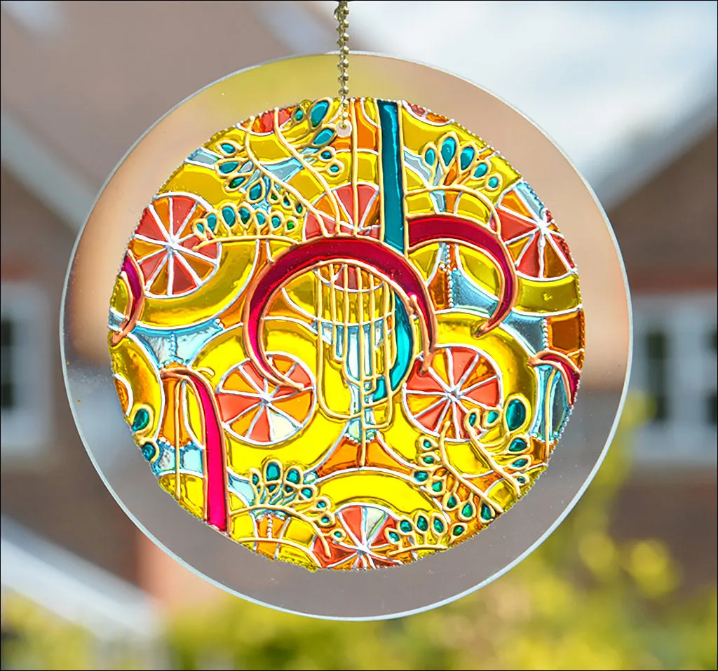 Golden Fairground Sun Catcher