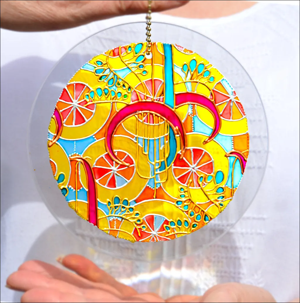 Golden Fairground Sun Catcher