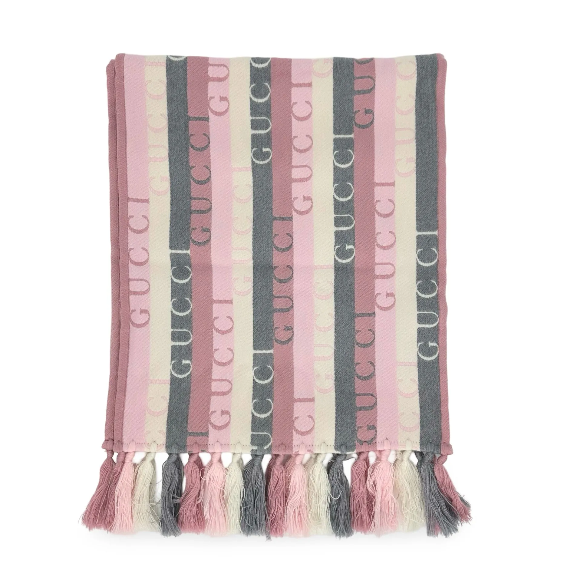 GUCCI: Wood Stripes Scarf