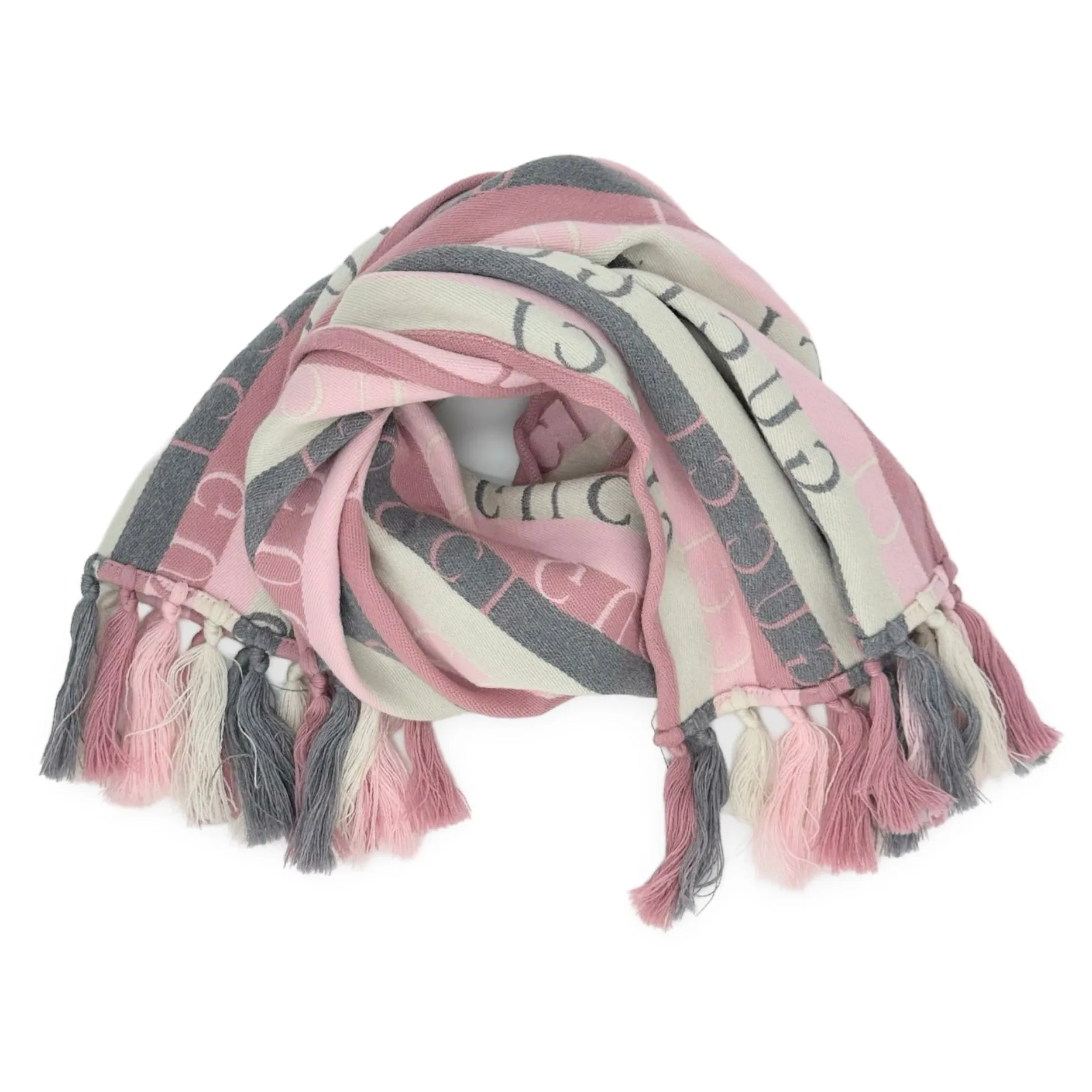 GUCCI: Wood Stripes Scarf