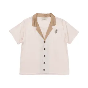 Honor The Gift Womens Notes Camp Shirt Cream