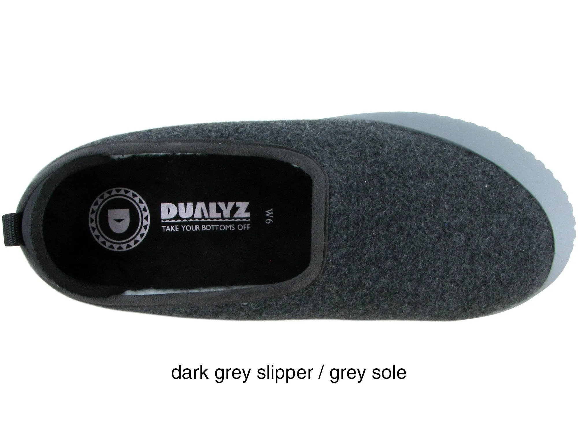 Kush Slipper Dark Grey/Light Grey Sole