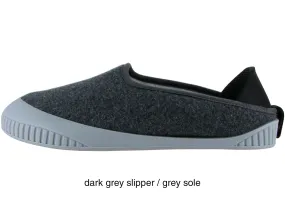 Kush Slipper Dark Grey/Light Grey Sole