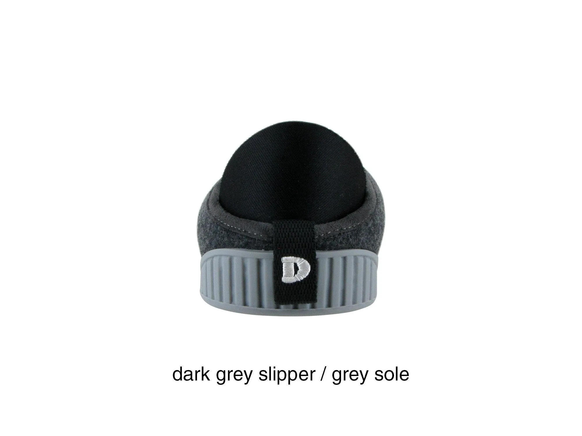 Kush Slipper Dark Grey/Light Grey Sole