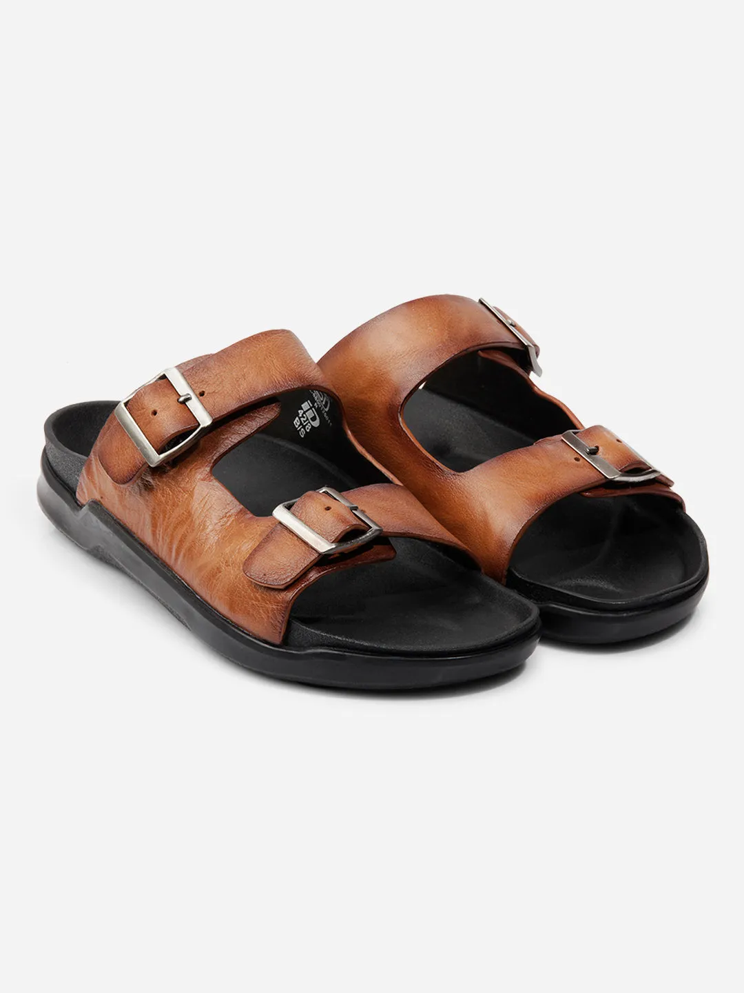 Men Tan Sandal / Slipper (ID4224)