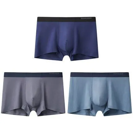 Men's 50S Lenzing Modal Seamless Trunks (3pcs pack)