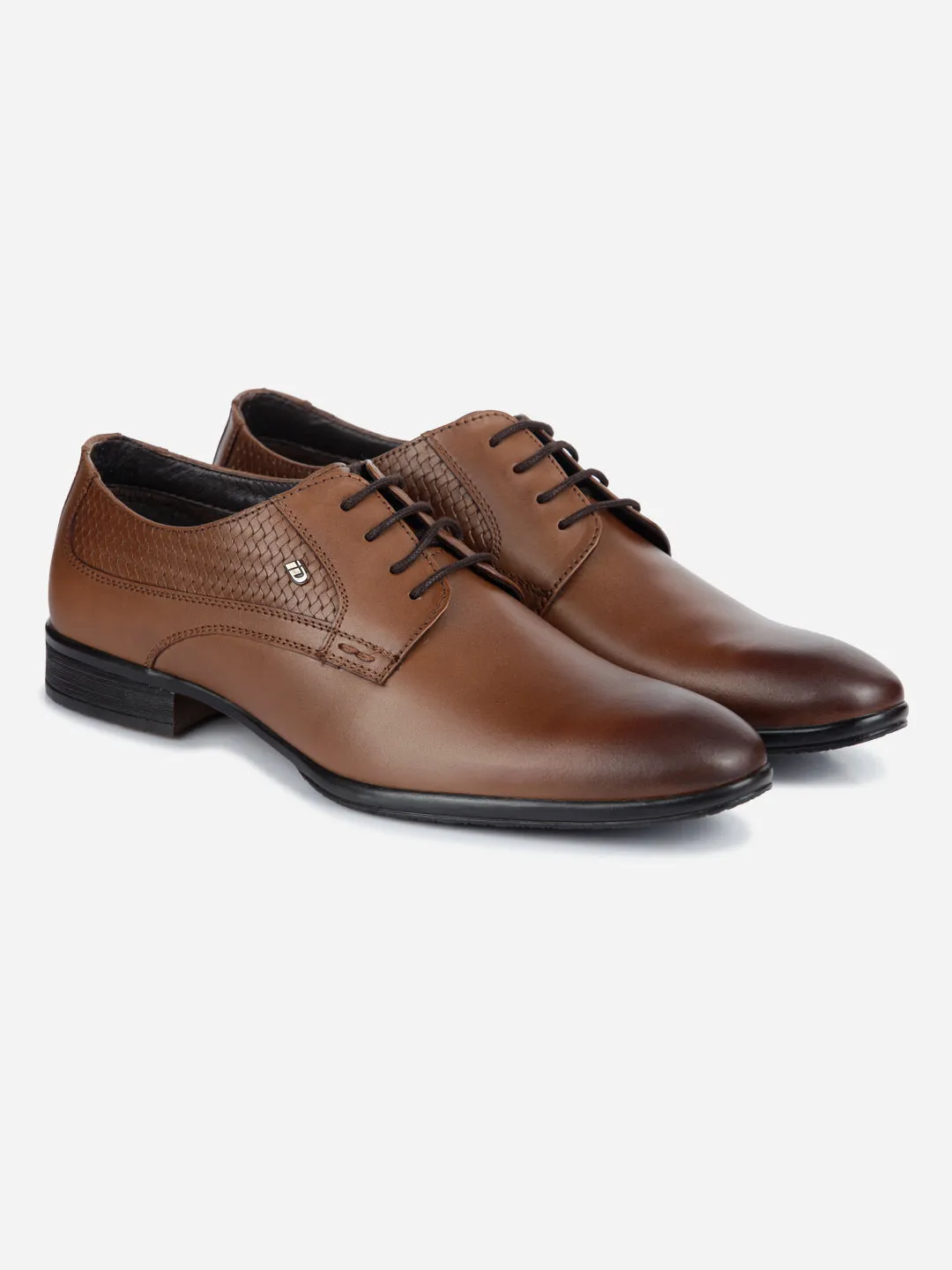 Men's Tan Regular Toe Formal Lace Up (ID2168)