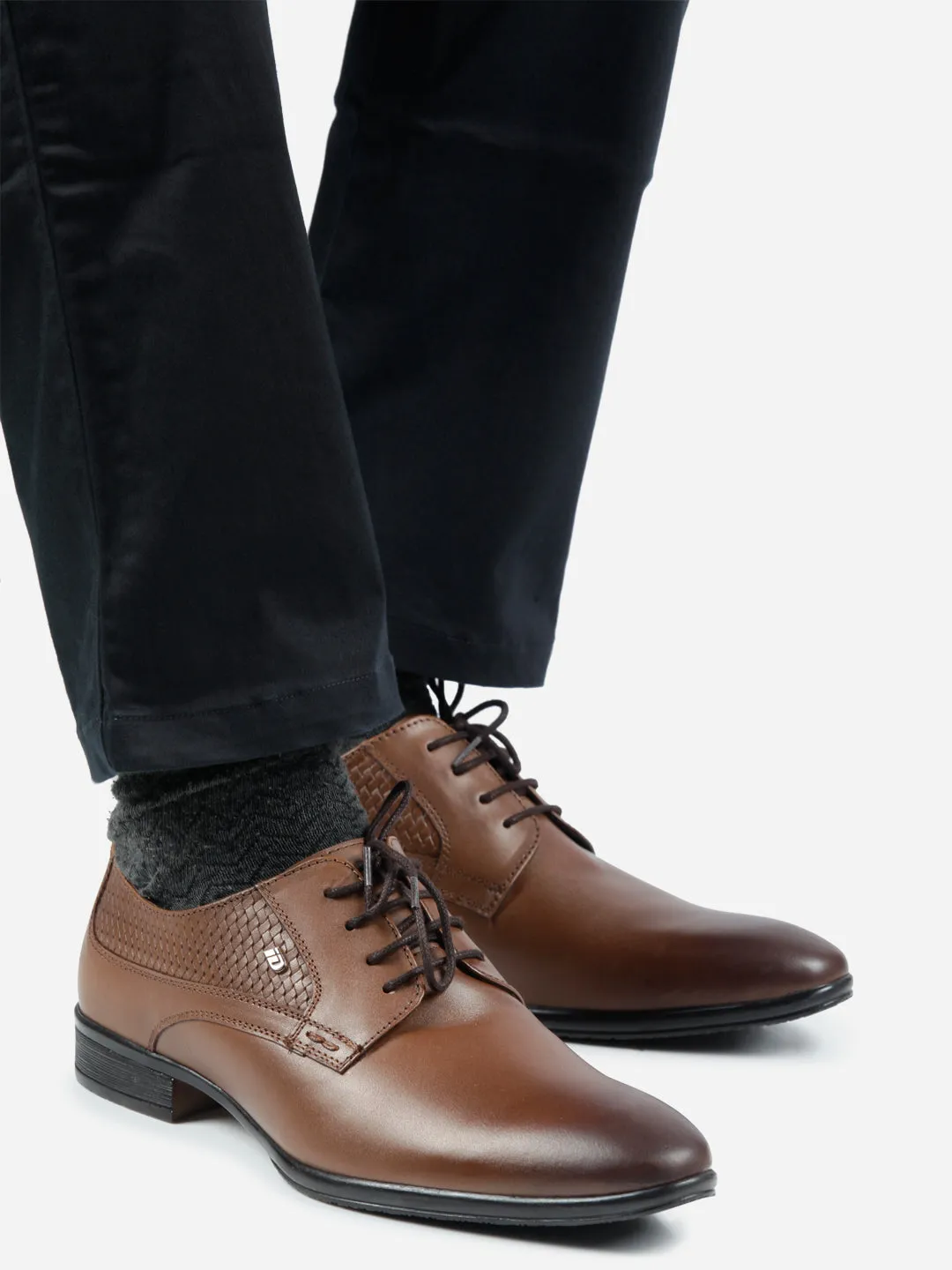 Men's Tan Regular Toe Formal Lace Up (ID2168)