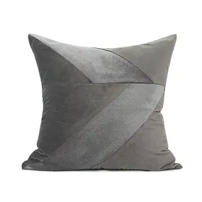 Modern Taupe and Grey Throw Cushion