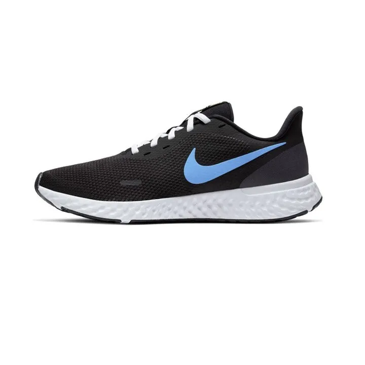 Nike  Revolution 5 Black/Laserorange-White-Universityblue