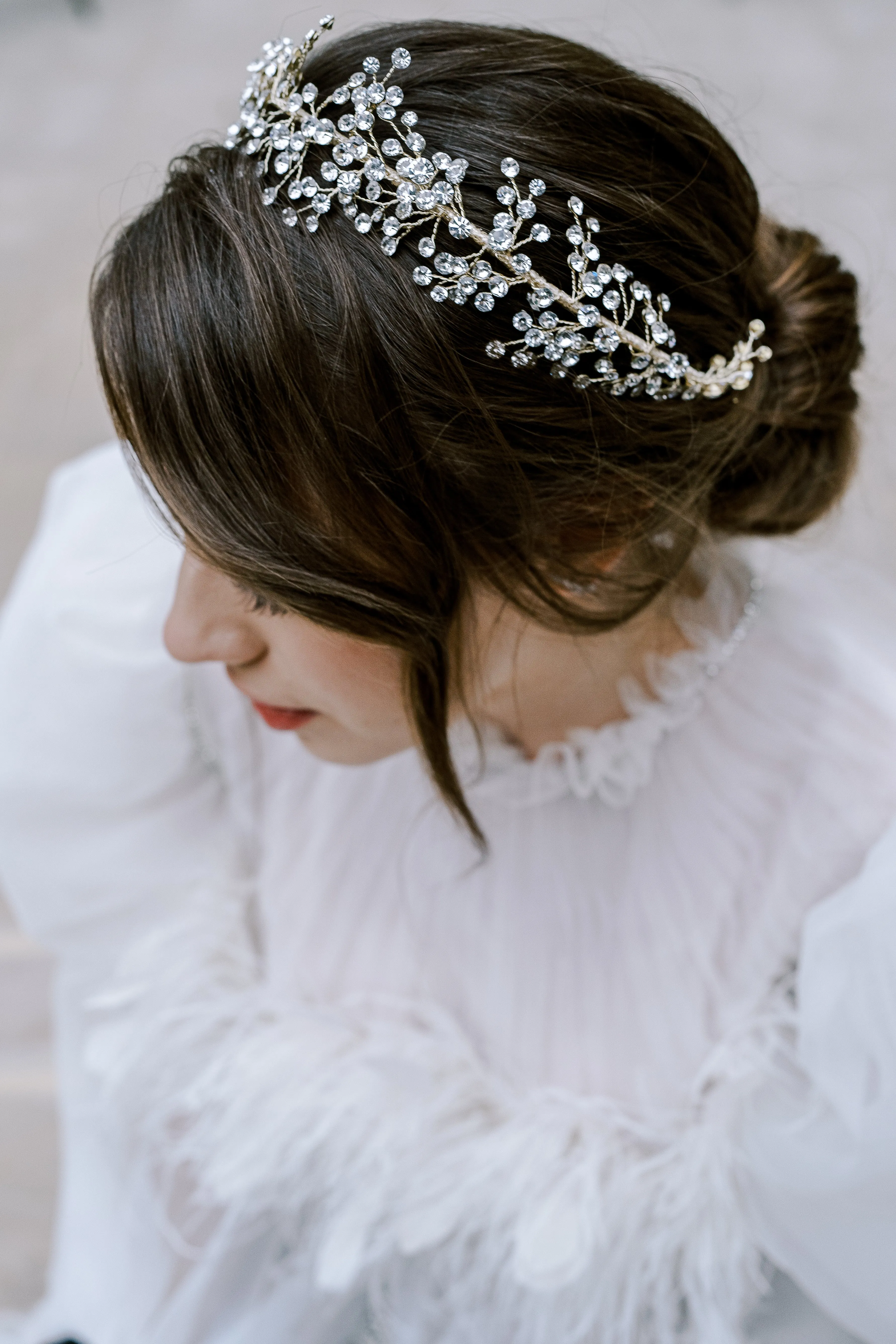 OPULENCE Austrian Crystal Bridal Headpiece