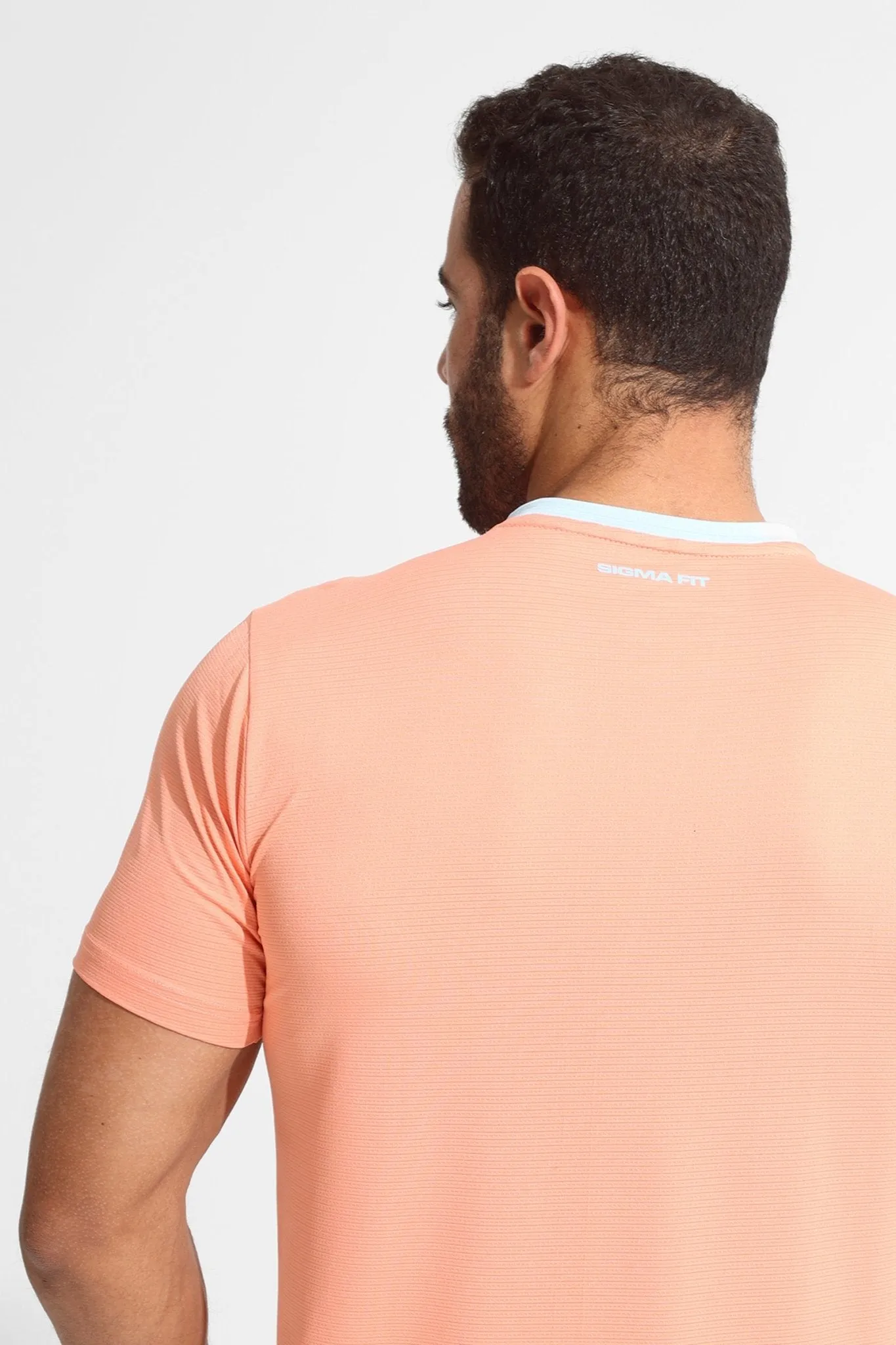 Peach Pink Racket Sports Tee