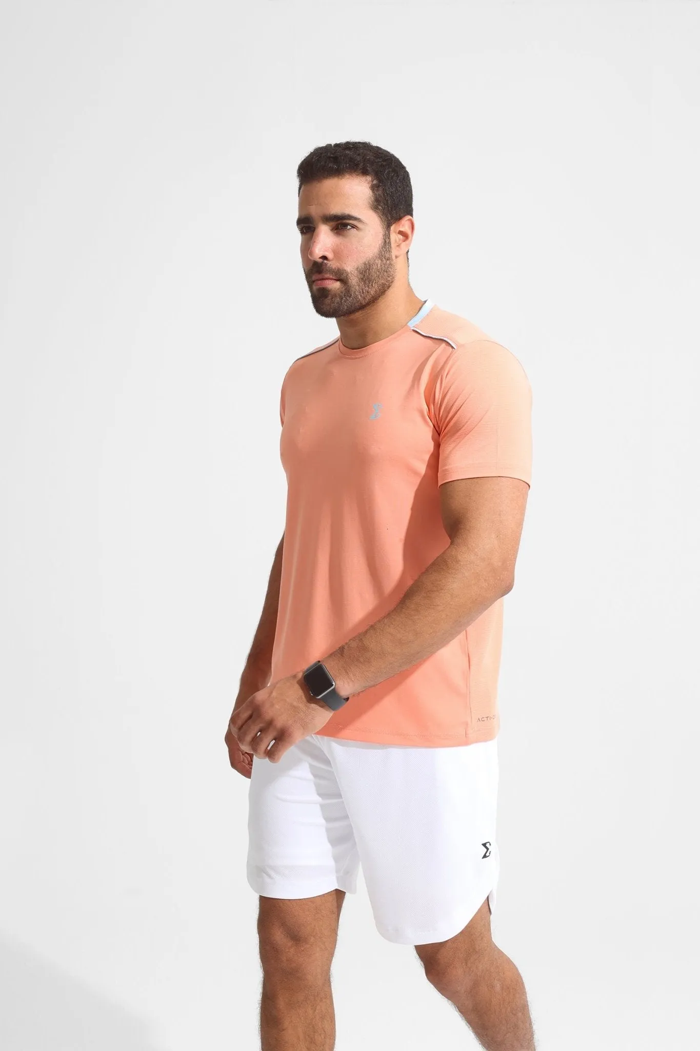 Peach Pink Racket Sports Tee