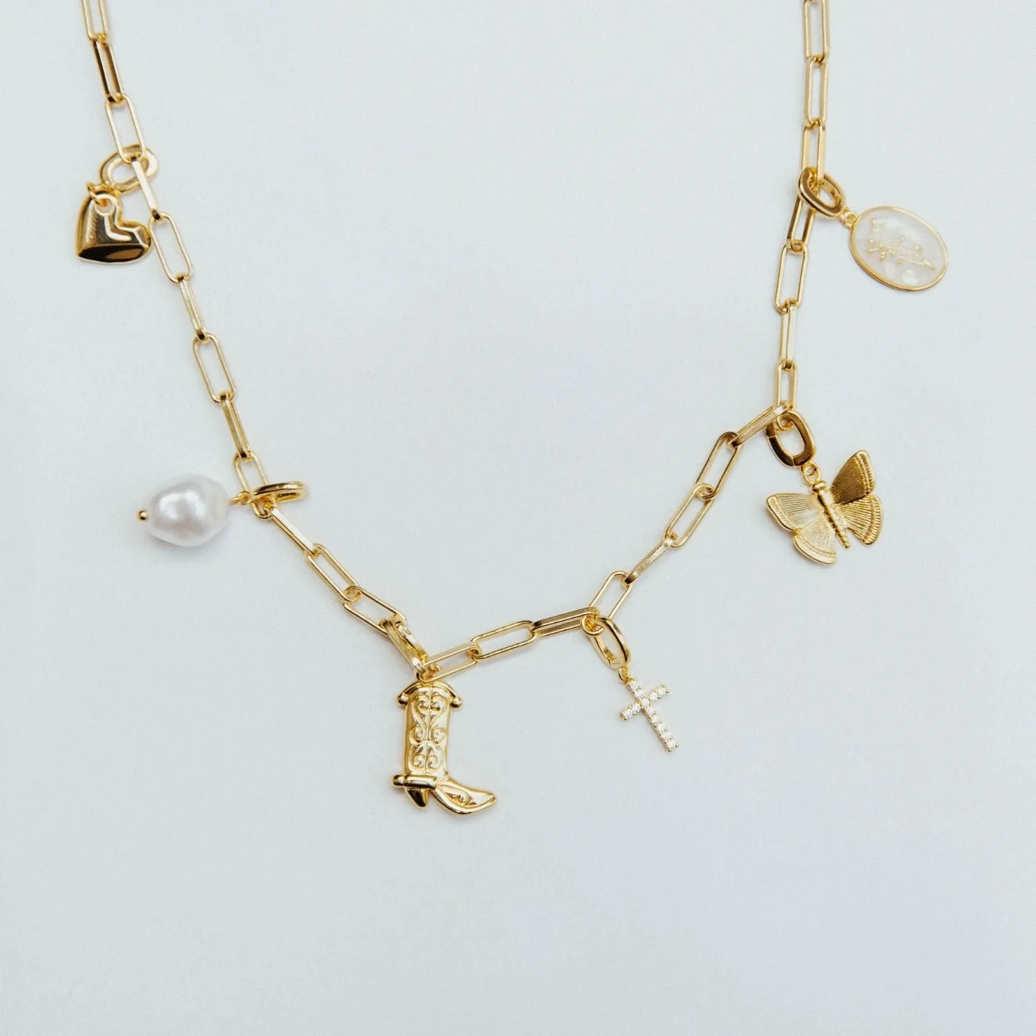 Pearl Charm (Gold)