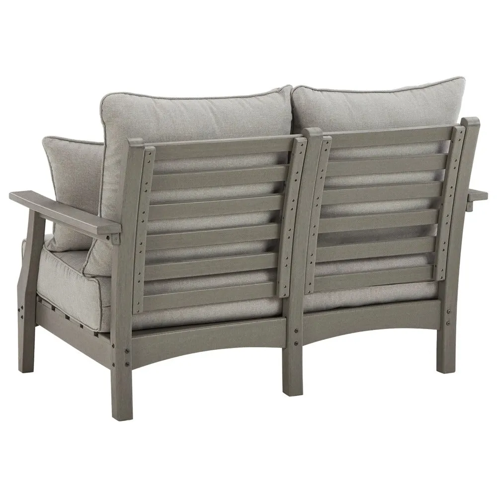 Poly Grey Outdoor 54" Loveseat