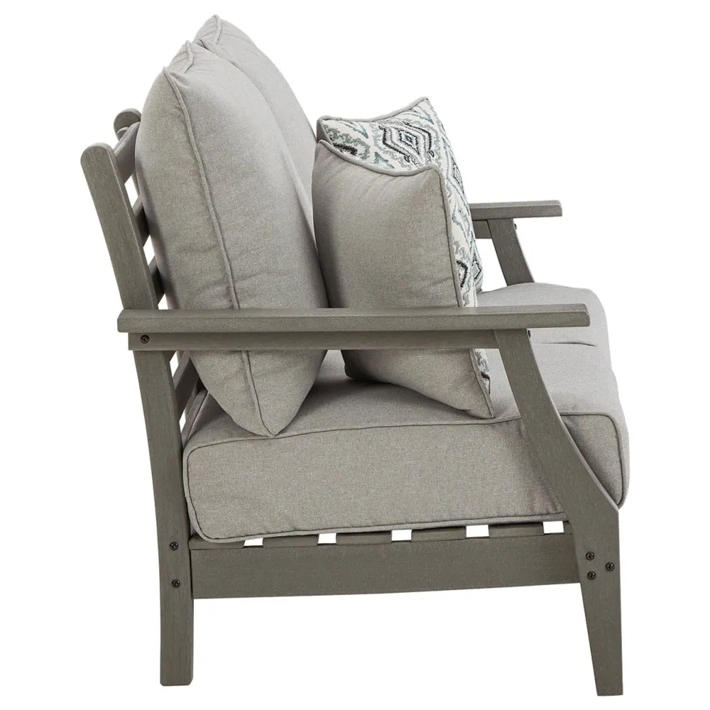 Poly Grey Outdoor 54" Loveseat