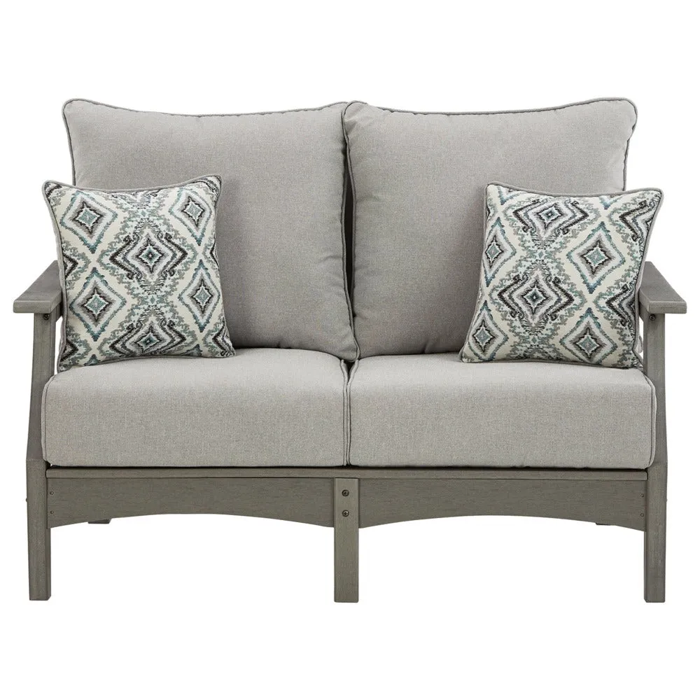 Poly Grey Outdoor 54" Loveseat