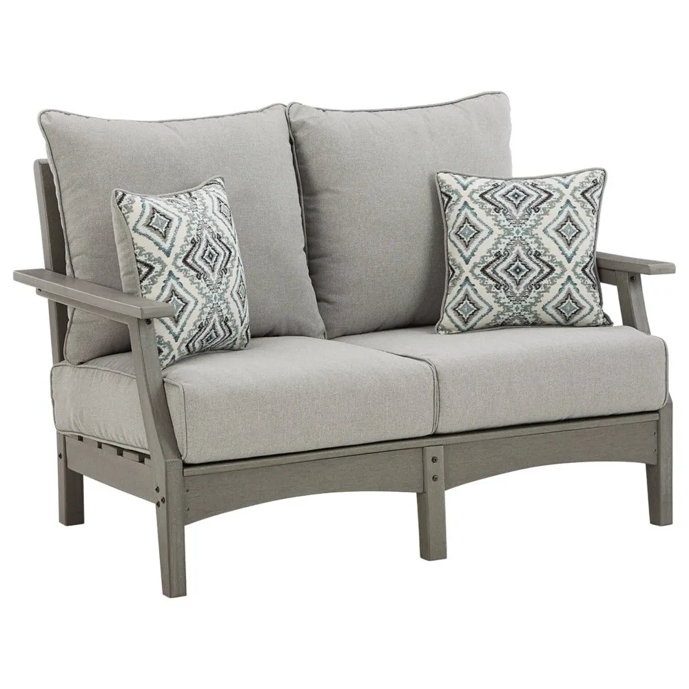 Poly Grey Outdoor 54" Loveseat