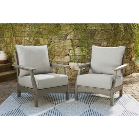 Poly Grey Outdoor Club Chair