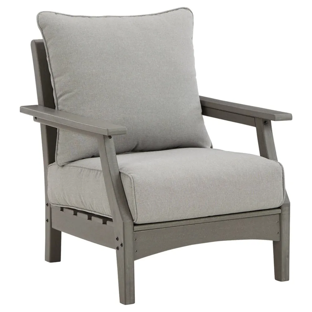 Poly Grey Outdoor Club Chair