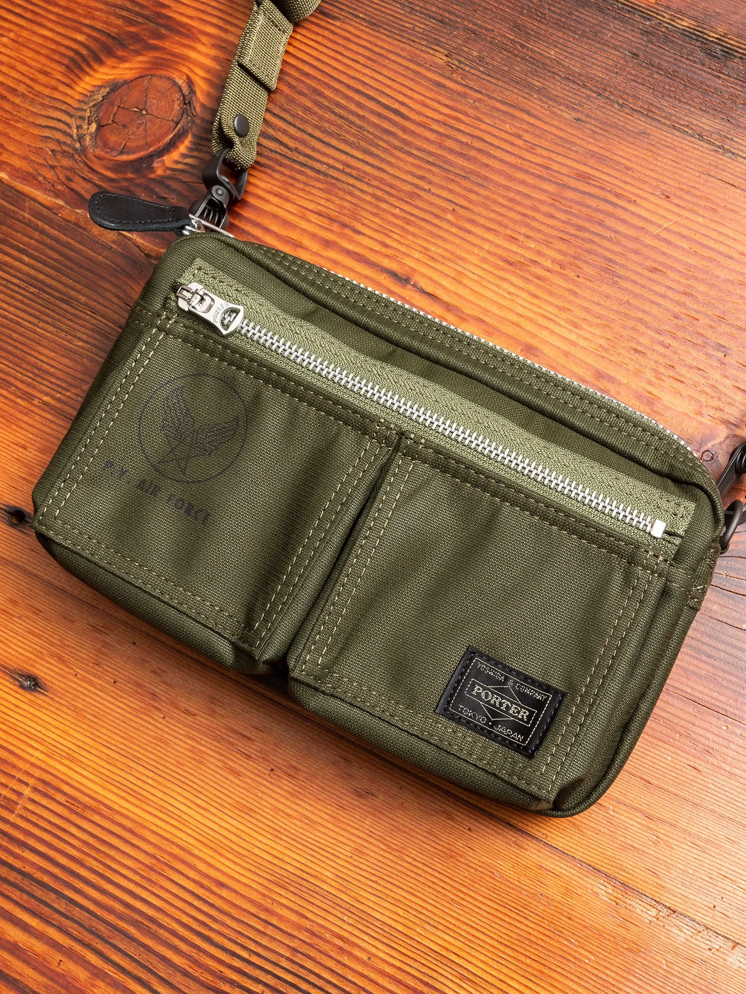 "Flying Ace" Shoulder Bag (S) in Olive Drab