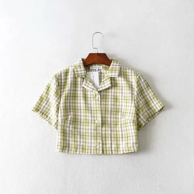 "KEEP IT PLAID" BUTTON UP SHIRT