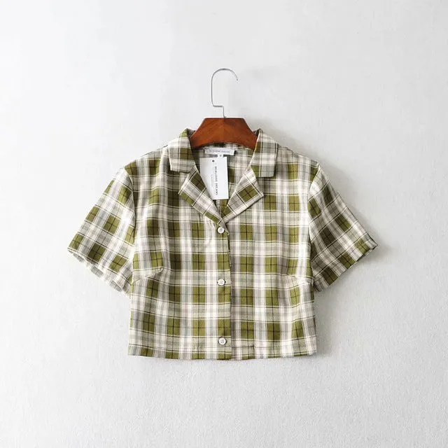 "KEEP IT PLAID" BUTTON UP SHIRT