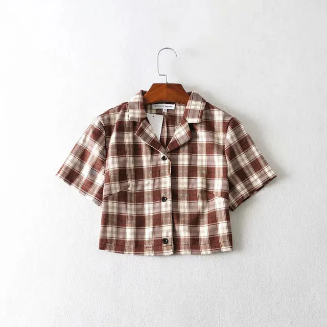 "KEEP IT PLAID" BUTTON UP SHIRT