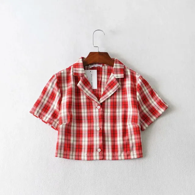 "KEEP IT PLAID" BUTTON UP SHIRT