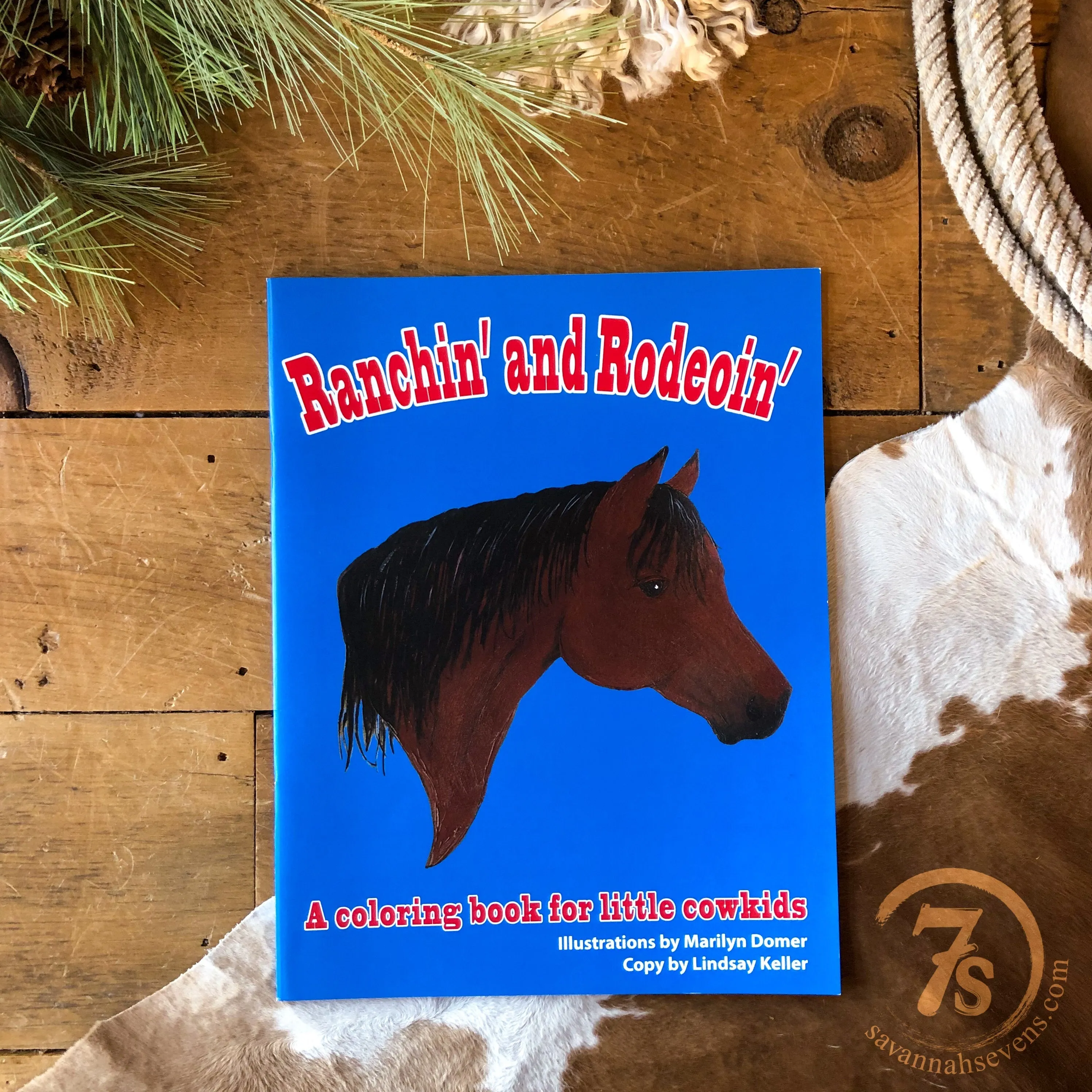 Ranchin' and Rodeoin' Coloring Book