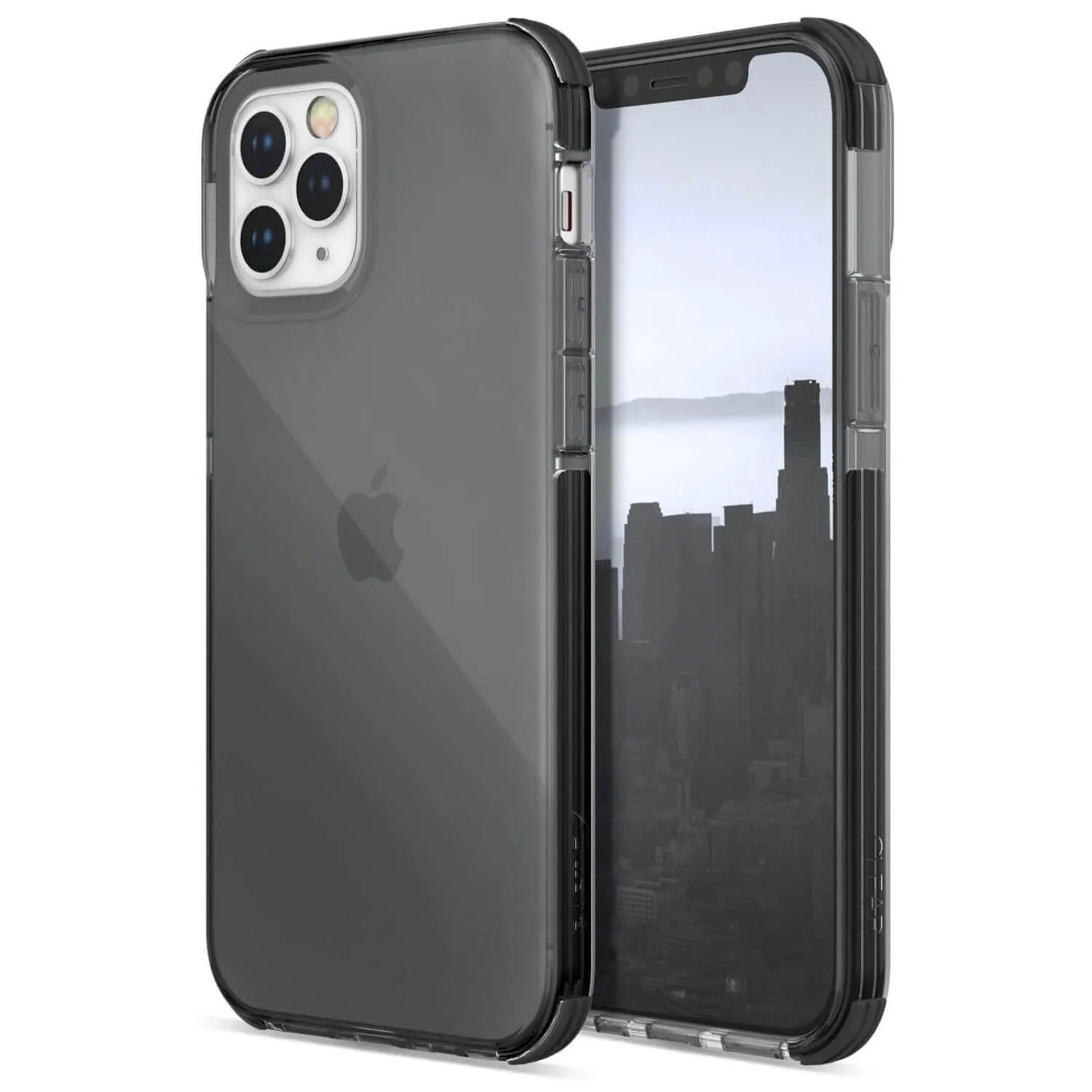 Raptic iPhone 12 / 12 Pro Case Clear Black