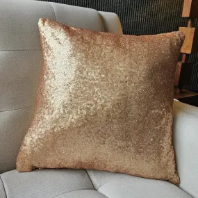 Rose Gold Sequin Cushion Cover 40x40 cm