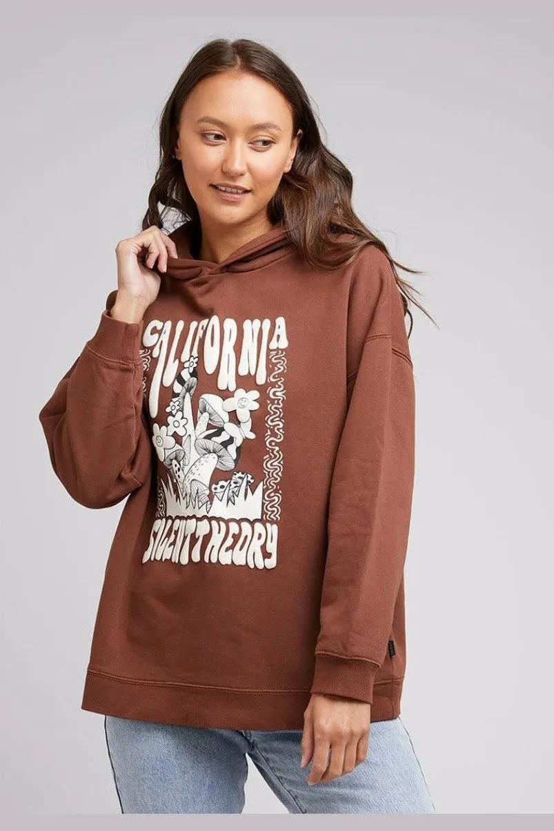 Silent theory cali magic hoody- brown