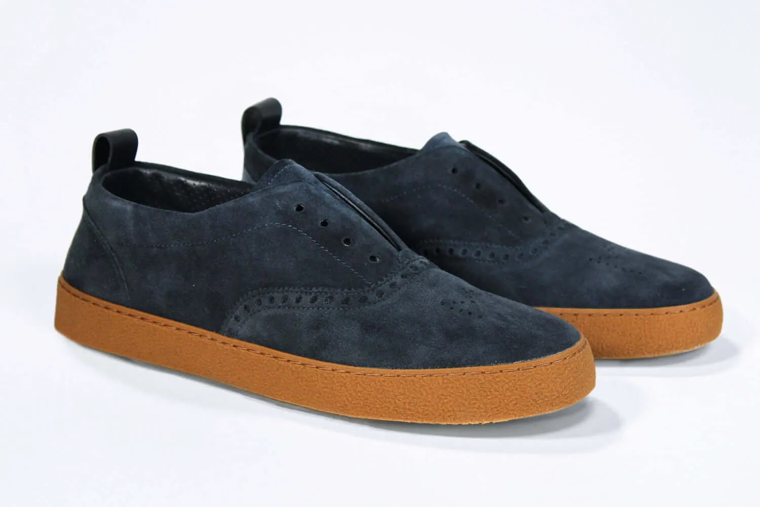 SLIP ON | Navy - Low Top - Men