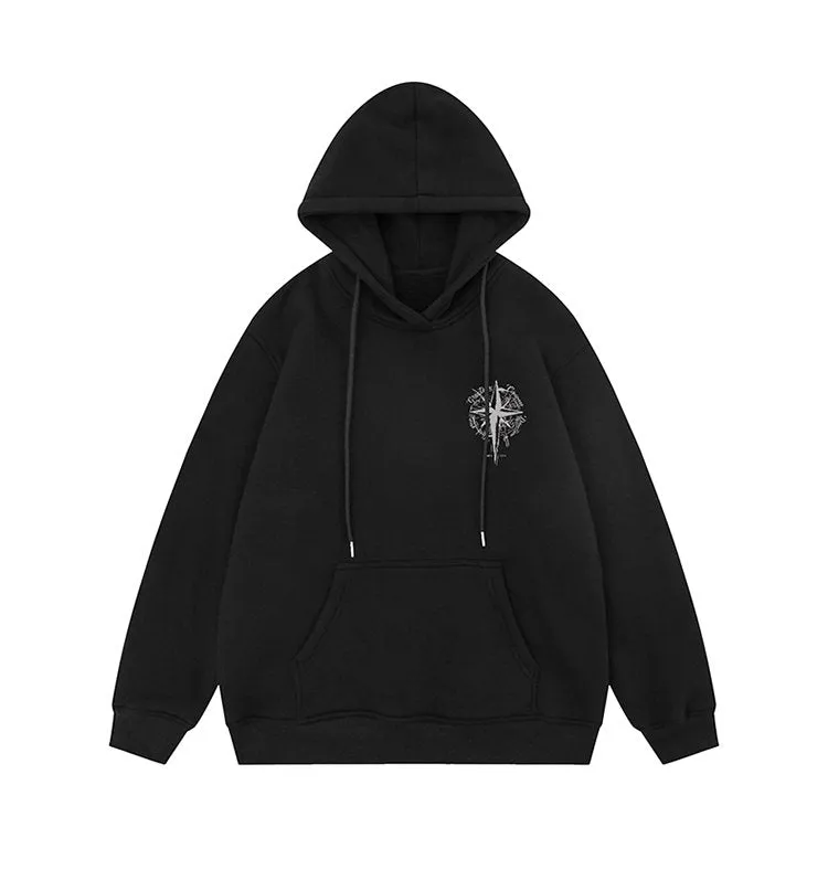 Star Compass | Minimalist Graphic Hoodie