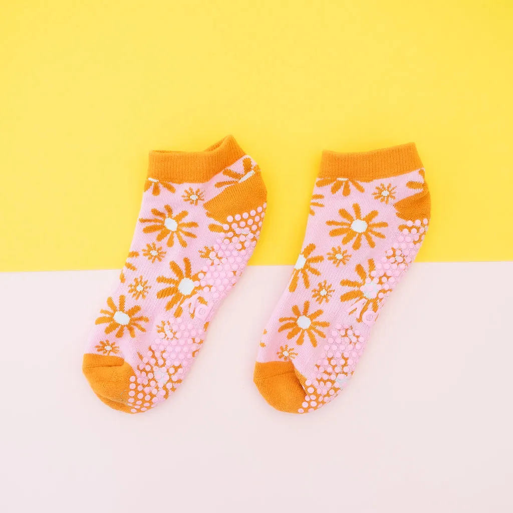 Sunburst Ankle Grippy Sock