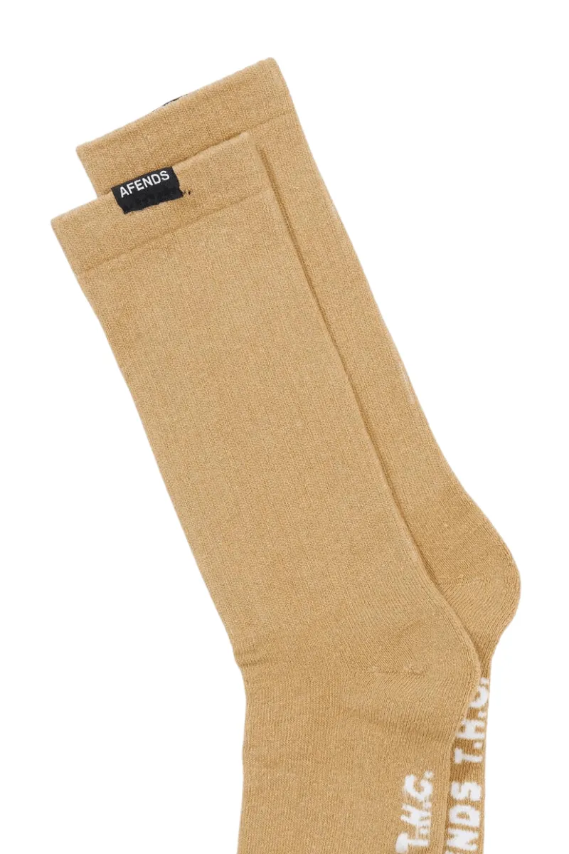 Tan Everyday Hemp Socks One Pack