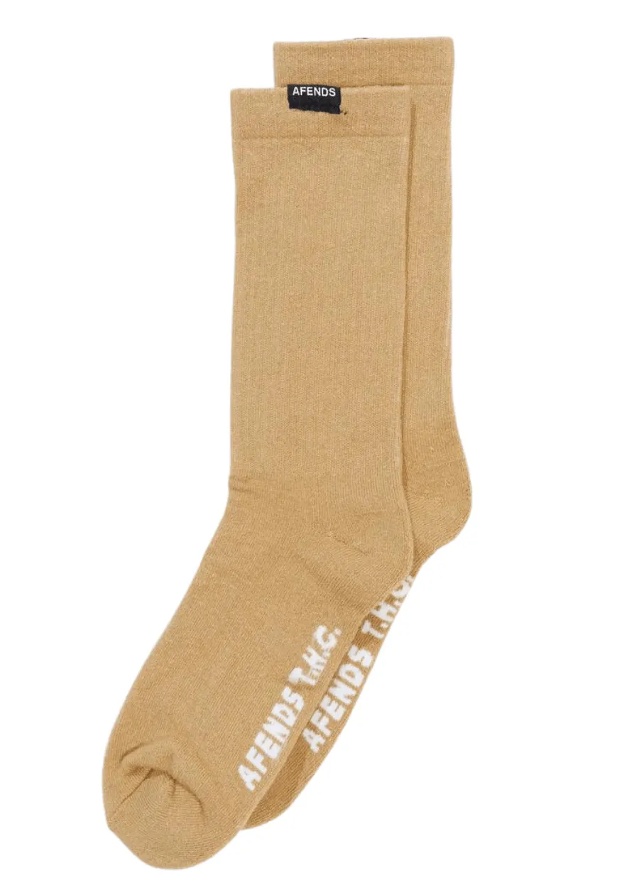 Tan Everyday Hemp Socks One Pack