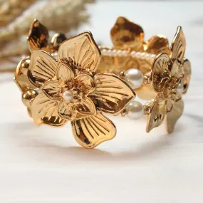 TFC Italian Charm Gold Plated Statement Bracelet