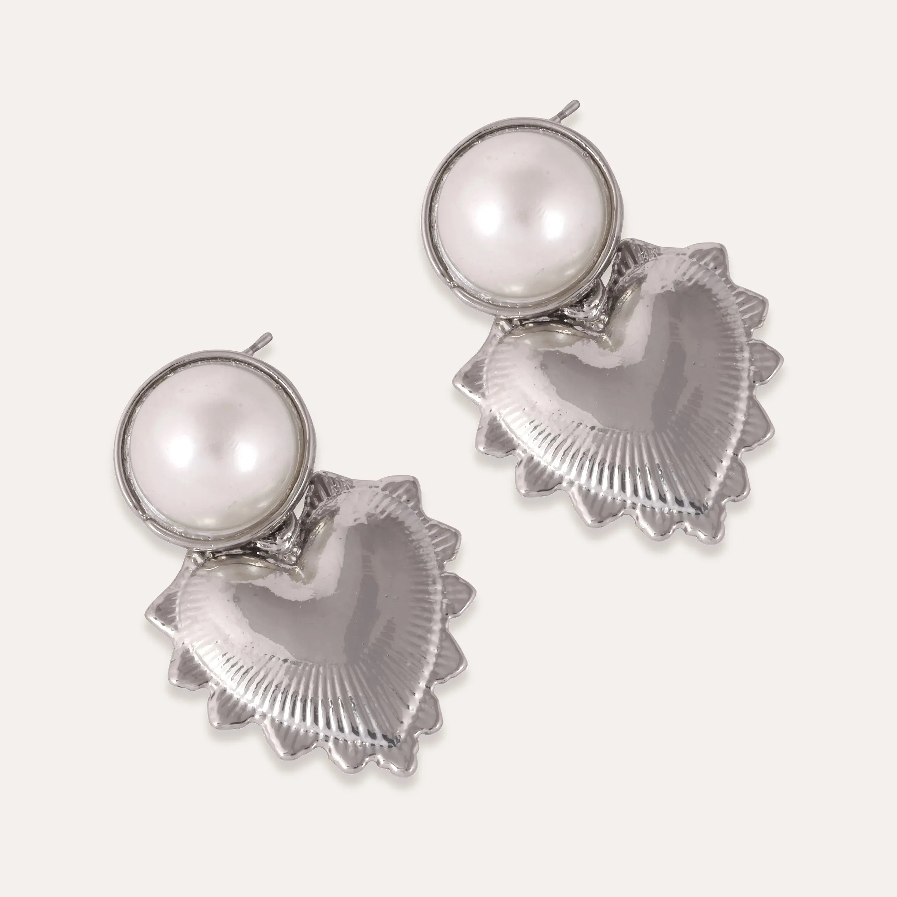 TFC Love Blossom Silver Plated Dangler Earrings