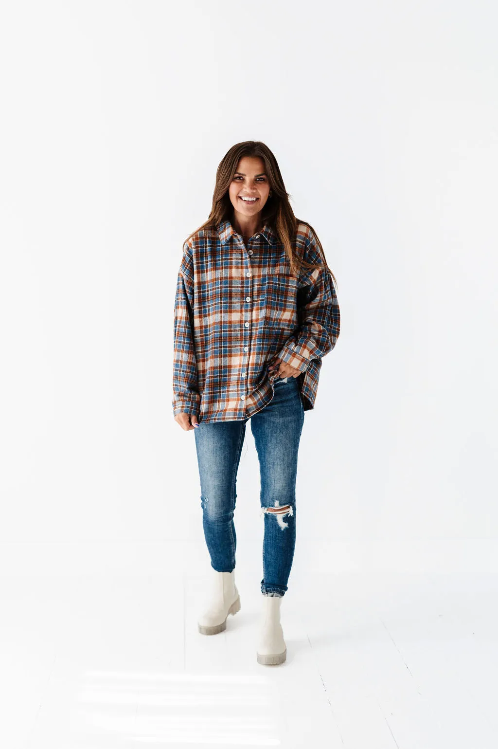 Toni Plaid Shacket