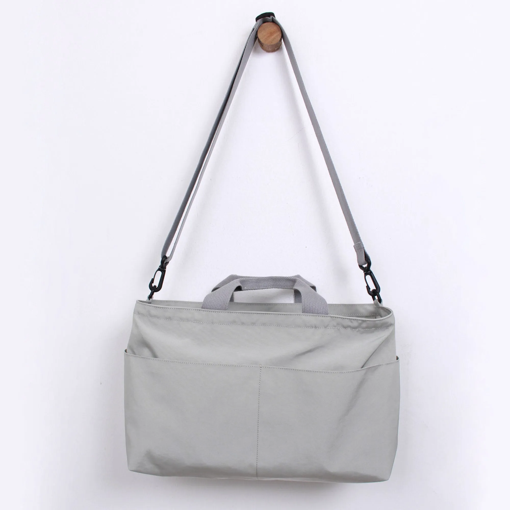 tote bag / packable / gray