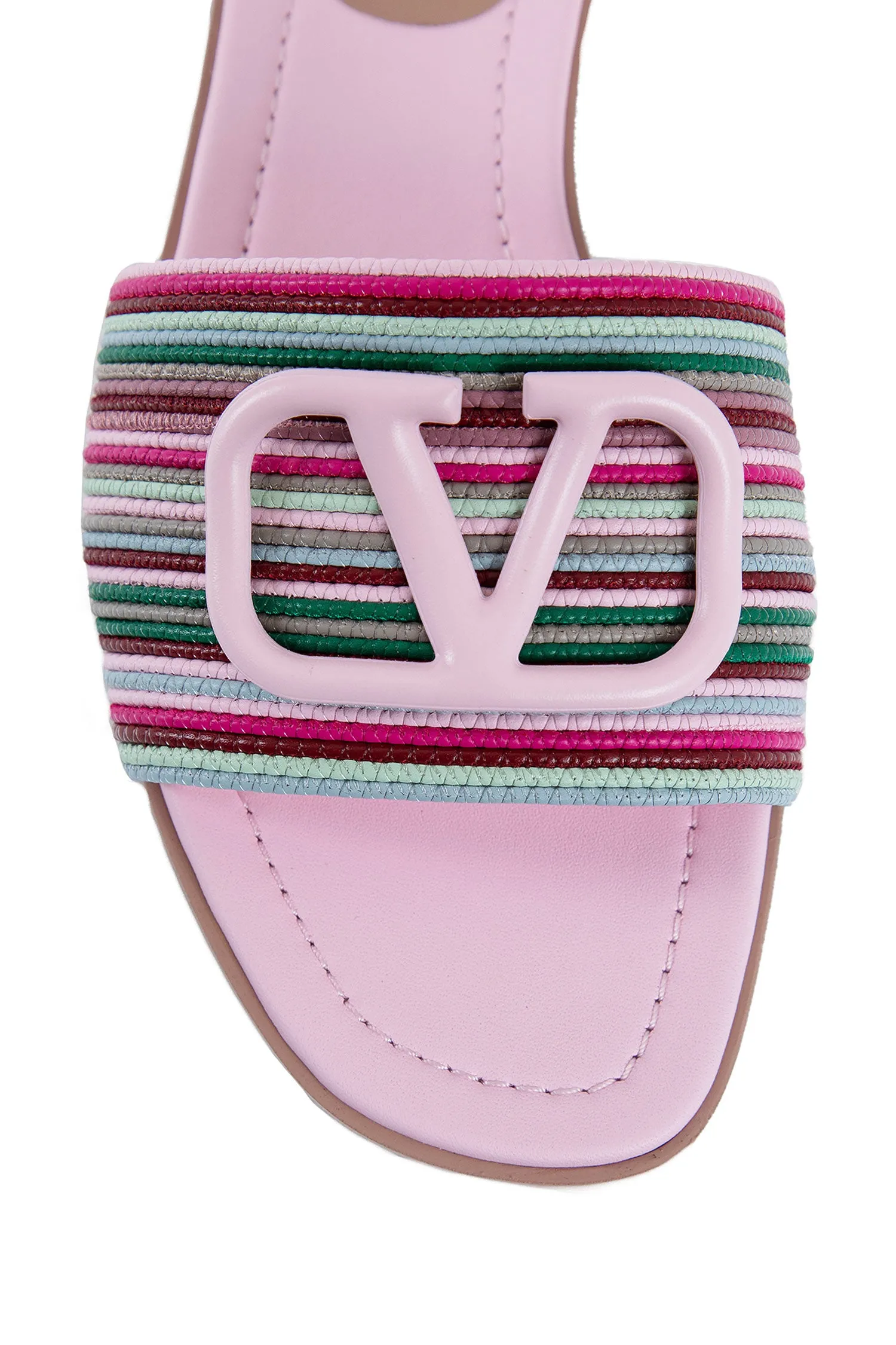 VALENTINO WOMAN PINK SANDALS & SLIDES