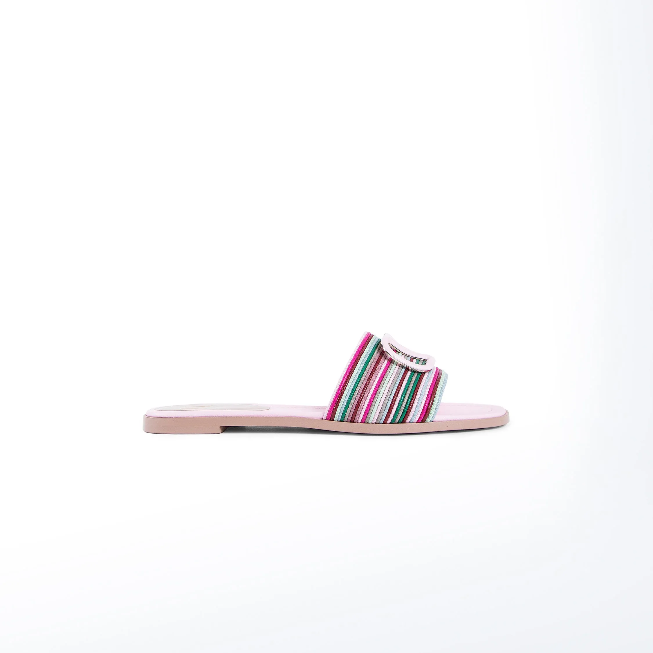 VALENTINO WOMAN PINK SANDALS & SLIDES