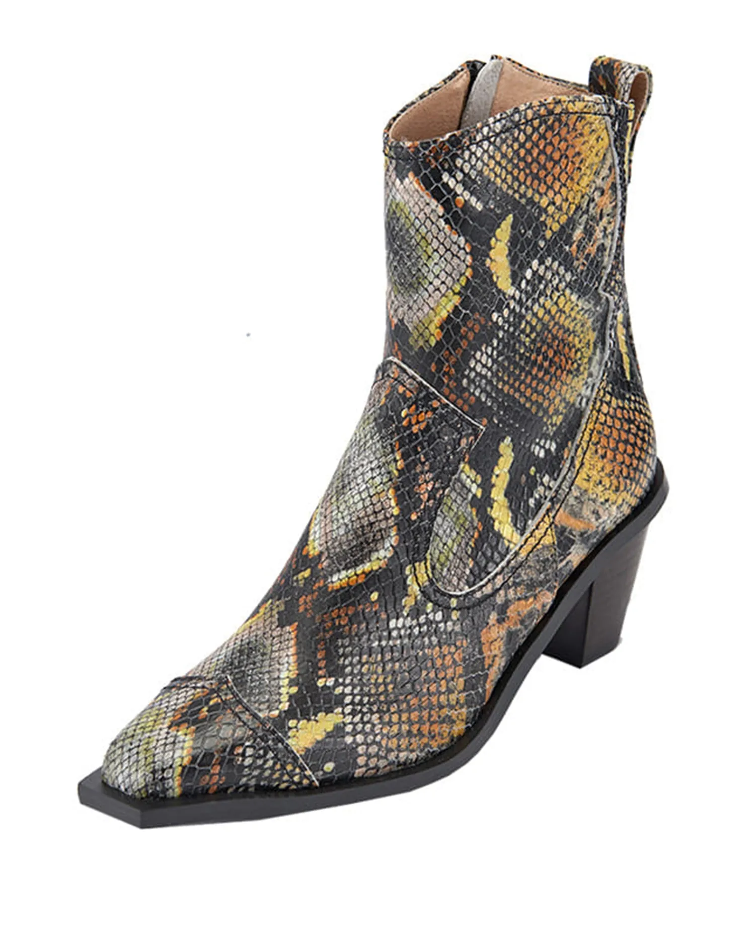 Western Wave Boot – Multicolor Python