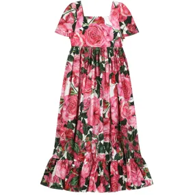 Winter Flower Long Dress