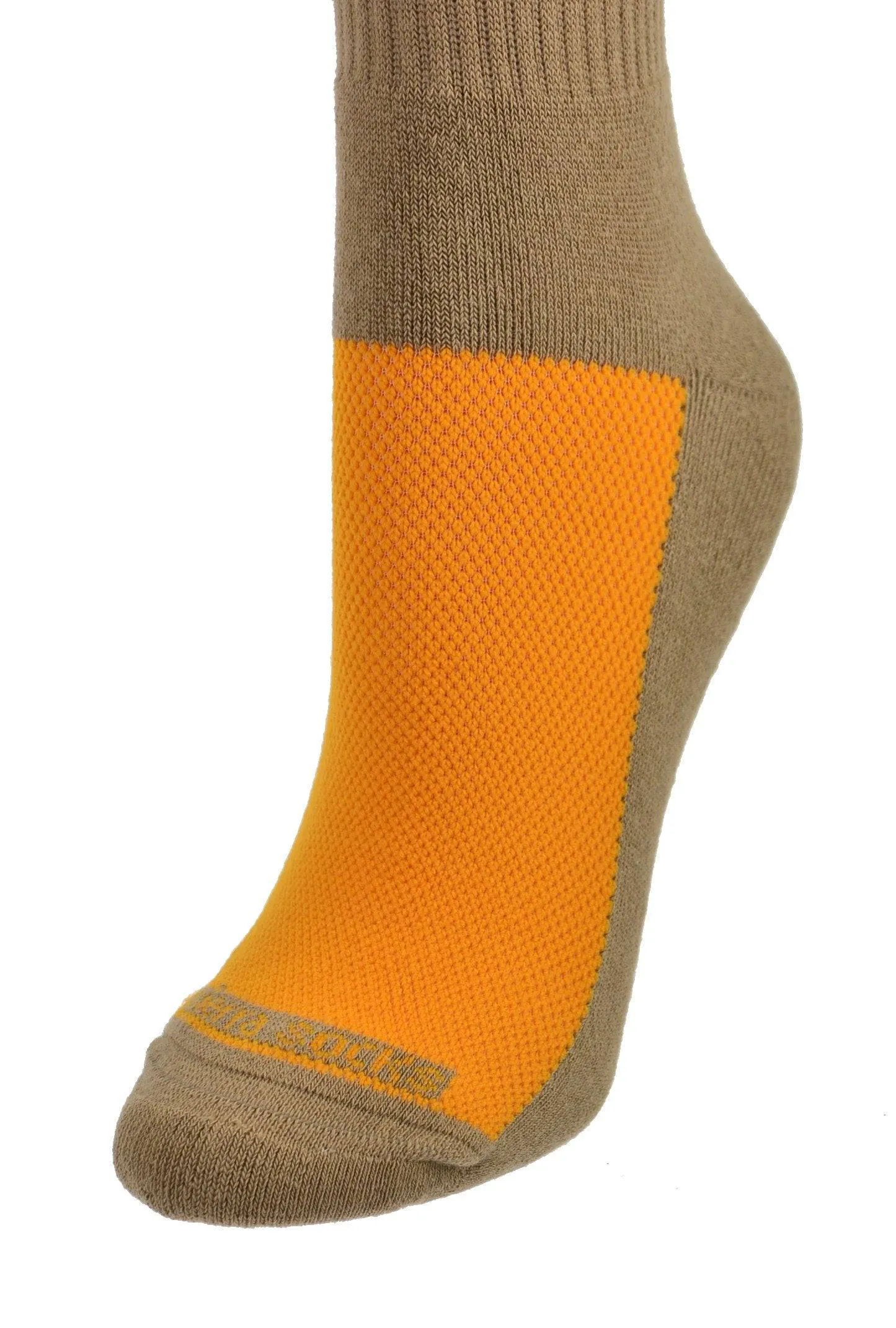 Women's Athletic Crew Socks, Colorful Cotton Athletic Cushioned Socks, 2 Pair Pack