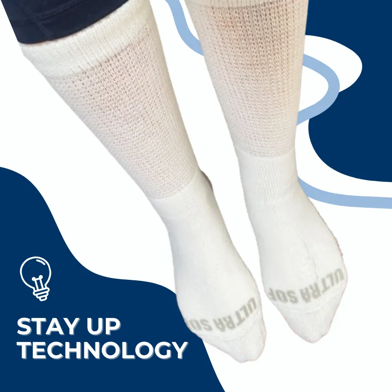 Women's Ultra-Soft Upper Calf Diabetic Socks (4 Pair)